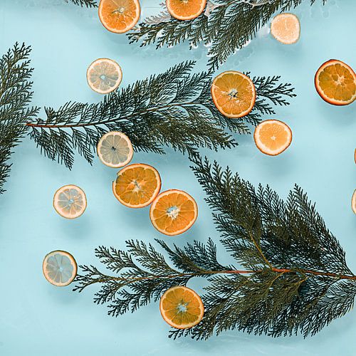 Valencia vibes - Orangen // Babyblau