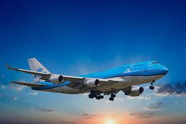KLM Boeing 747-400M, PH-BFV. Ville de Vancouver