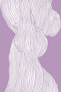 Fibers No 1 (Purple)