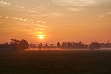 Zonsondergang van Annie Snel