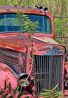 Old cars and trucks in Hayes Arizona USA