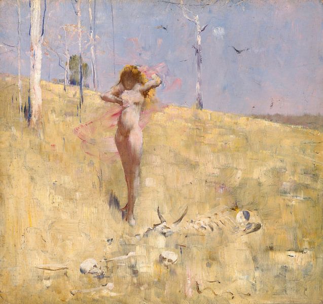 De geest van de droogte, Arthur Streeton van Meesterlijcke Meesters