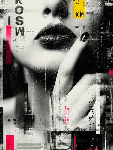 Grafische Pop-Art-Collage