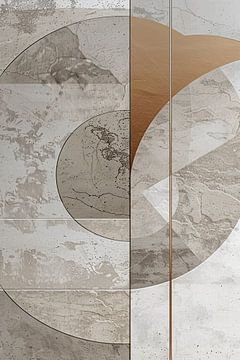 Abstract marble wall art by haroulita