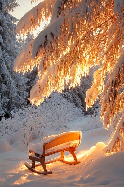 Calme hivernal par Poster Art Shop