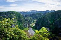 Overzicht foto Ninh Binh in Vietnam.