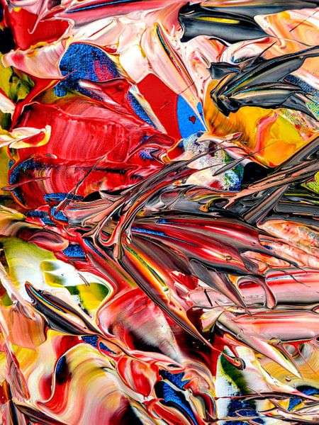Abstract 124 by Rob Hautvast- Abstract kunstschilder