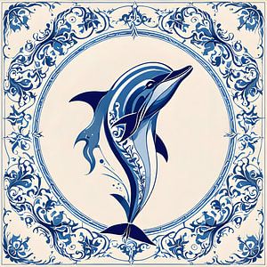 Delfter Blauer Delphin