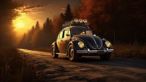Volkswagen Beetle 2 van Harry Herman