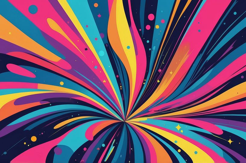 abstract background aurora rainbow by hisam colours