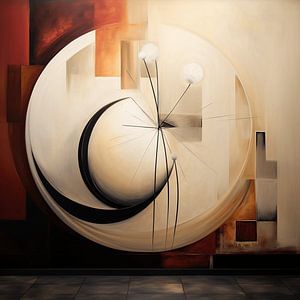 Abstrakte Harmonie: Tanz der Formen