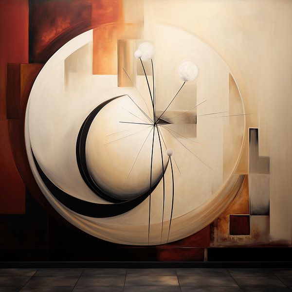 Abstract Harmony: Dance of Shapes by Karina Brouwer