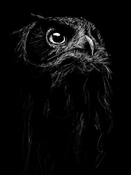 Owl II by Yoga Pranata