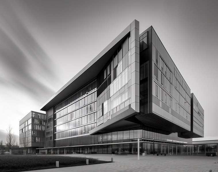 Moderne architectuur van fernlichtsicht