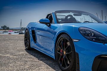 Porsche sur la plage