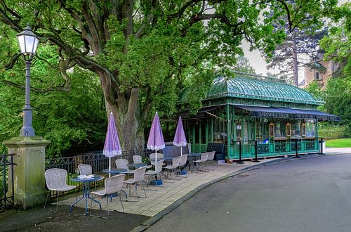 Paviljoen bij Bückeburg kasteel park Duitsland
