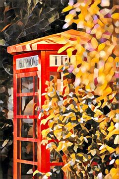 English phone box by Melissa Peltenburg