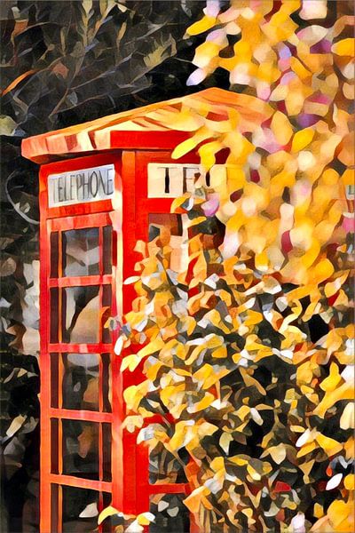English phone box by Melissa Peltenburg
