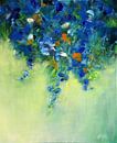 Blauwe bloemen van Marianne Quinzin thumbnail