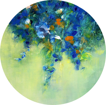 Blauwe bloemen van Marianne Quinzin