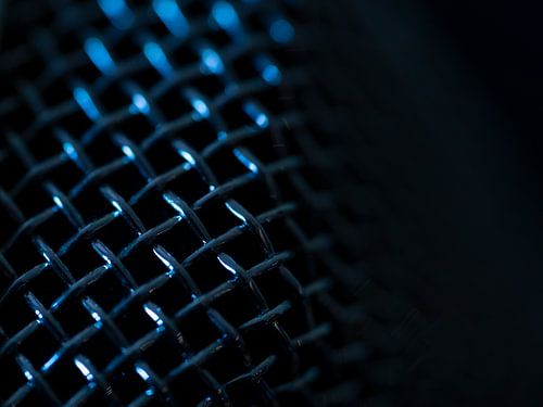 Microphone detail Blue