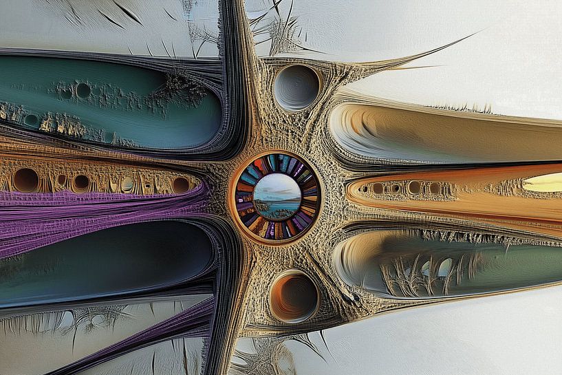 Abstract nature by Ton Kuijpers