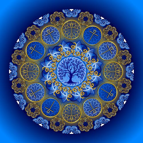 Kristallen Mandala-Liefde van God omhult je-MELEK METATRON