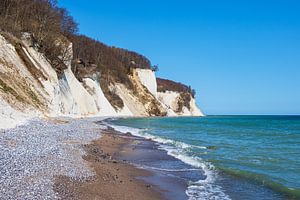 Kreidefelsen an der Küste der Ostsee auf der Insel Rügen