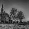 Nordholländische Reformierte Kirche Krommenie auf dem Krommenie-Deich von Evelien van der Horst