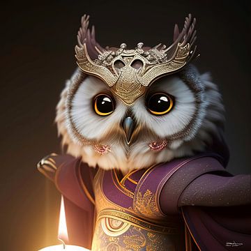 hibou (fantaisie) sur Gelissen Artworks