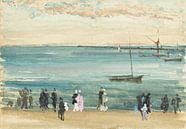 Southend Pier, James Abbott McNeill Whistler. von Meisterhafte Meister Miniaturansicht