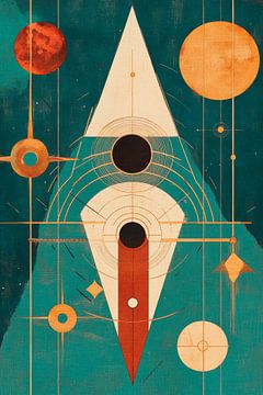 Kosmische geometrie van Poster Art Shop