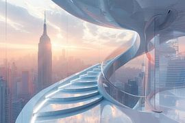 trappen in en rondom huis of gebouwen van Egon Zitter