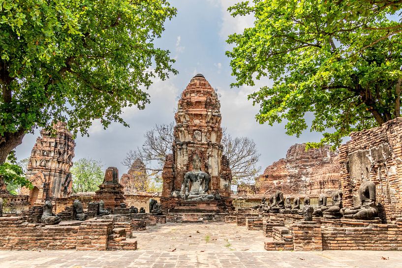 Wat Phra Mahathat, Ayyuthaya (Thailand) van Femke Ketelaar