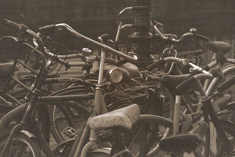 Bike jungle in The Netherlands by Mieneke Andeweg-van Rijn
