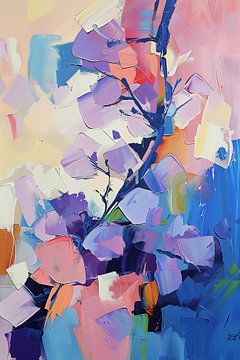 Abstracte Bloem art van Abstract Schilderij