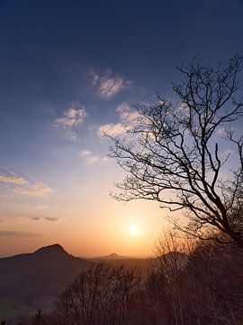 "Drei Kaiserberge" im Sonnenuntergang