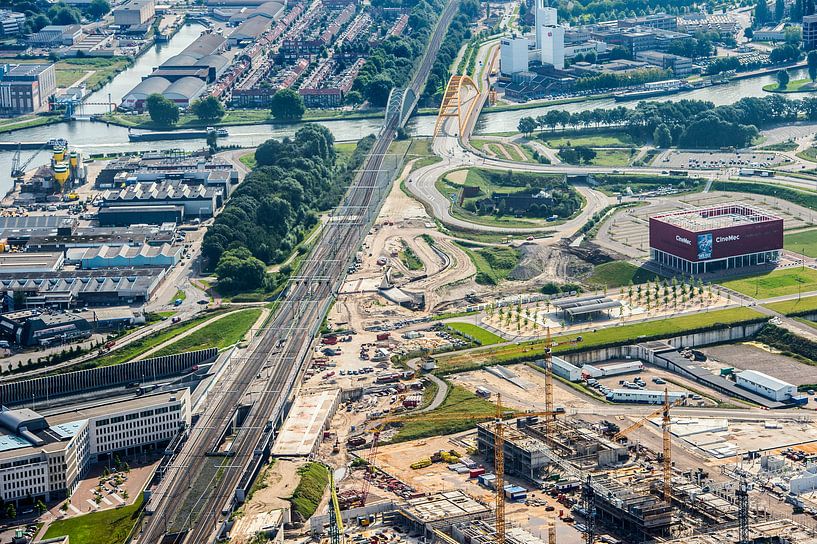 Leidsche Rijn Centrum in aanbouw van De Utrechtse Internet Courant (DUIC)