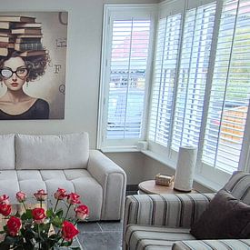 Klantfoto: Storyteller van Mirjam Duizendstra, op canvas