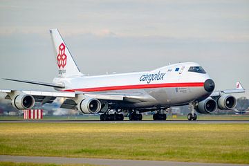 cargolux retro 747 op de polderbaan schiphol van Arthur Bruinen