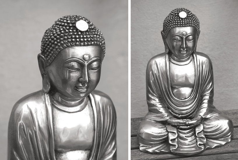 Boeddha tweeluik van Inge Hogenbijl
