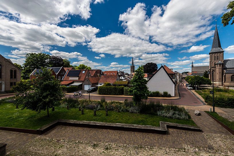 Steenwijk from the City Wall. by Brian Morgan