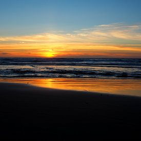 Zonsondergang La Pared sur Jorna Blokland