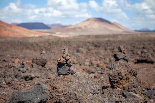 Vulkaanlandschap op Lanzarote