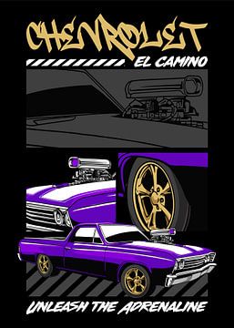 Chevrolet El Camino Muscle Car van Adam Khabibi