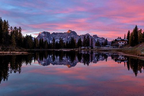 Lever de soleil au Lago d'Anrtorno