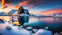 Norway with sunset by Mustafa Kurnaz thumbnail