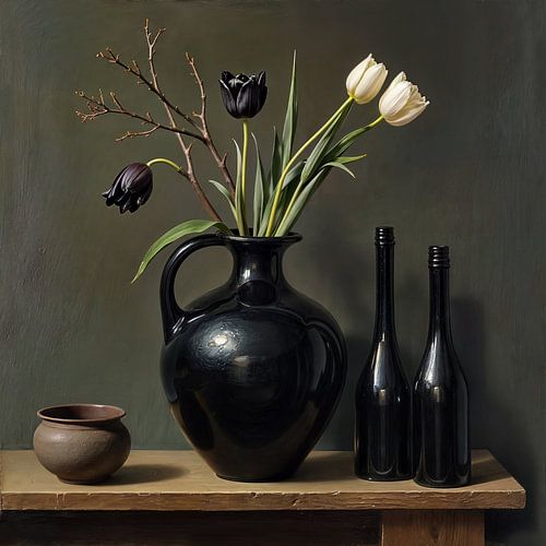 Still life with flowers