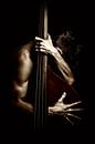 photo poster or wall decoration double bass by Edwin Hunter thumbnail