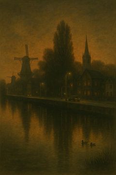 Gouda, molens. van Franka Poulain
